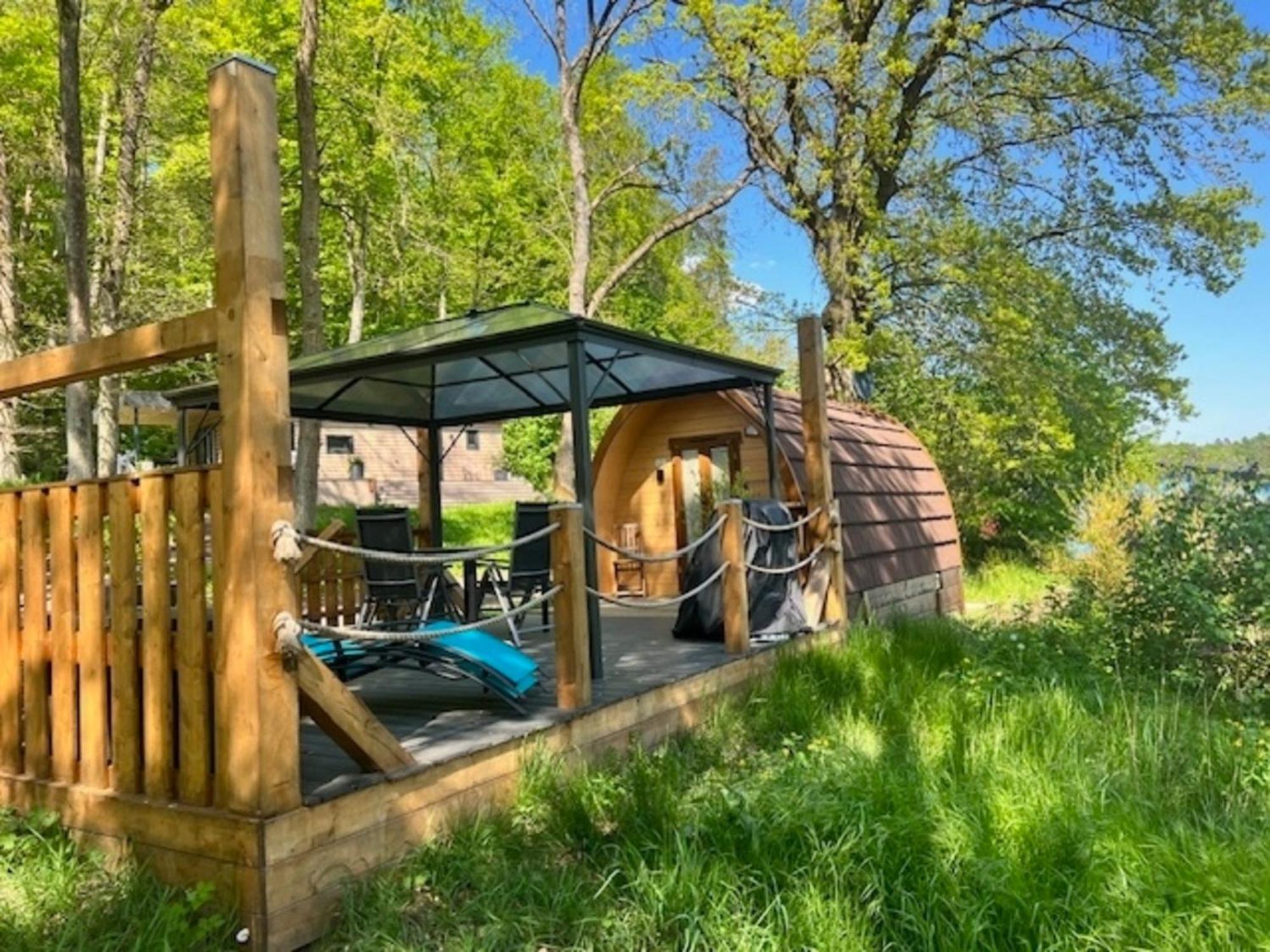 Tiny House Carlos - Zauberhaftes Camping-Pod Stuer エクステリア 写真